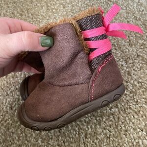Baby girl, child of mine Carter’s winter boots